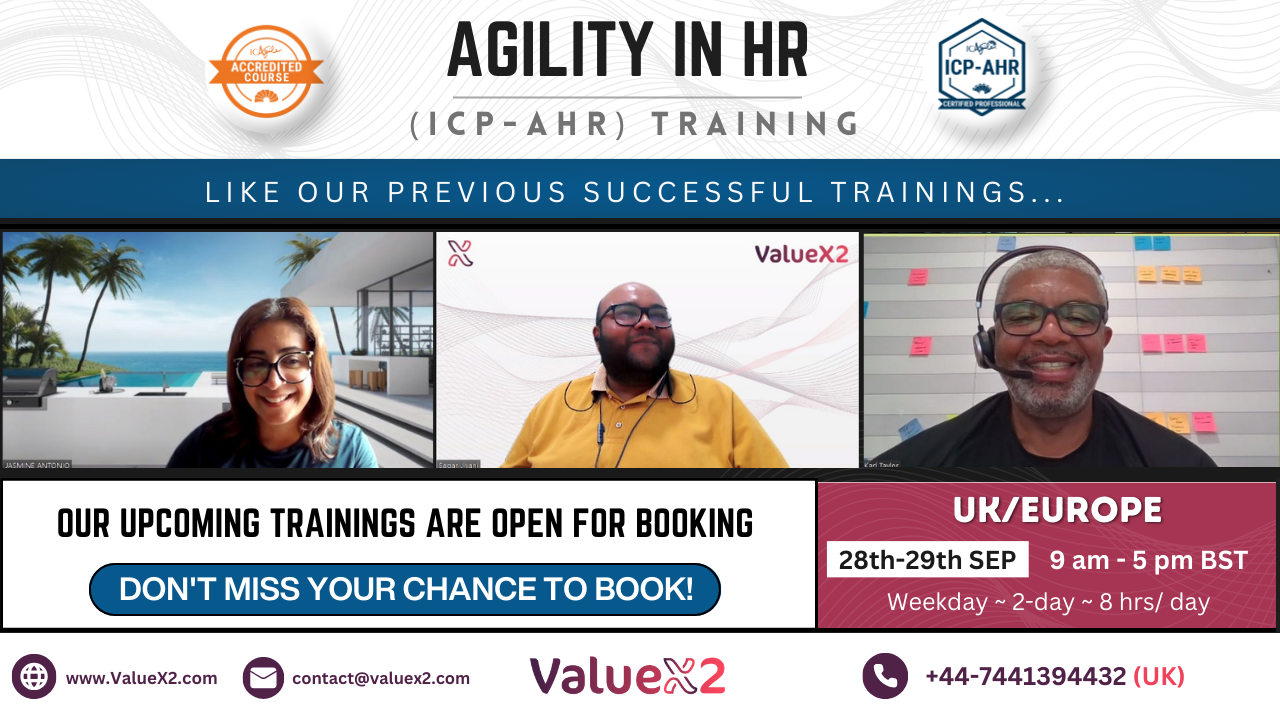 Upcoming LIVE Online ICAgile Agility in HR Training – Short-Term Best HR Courses Online! 