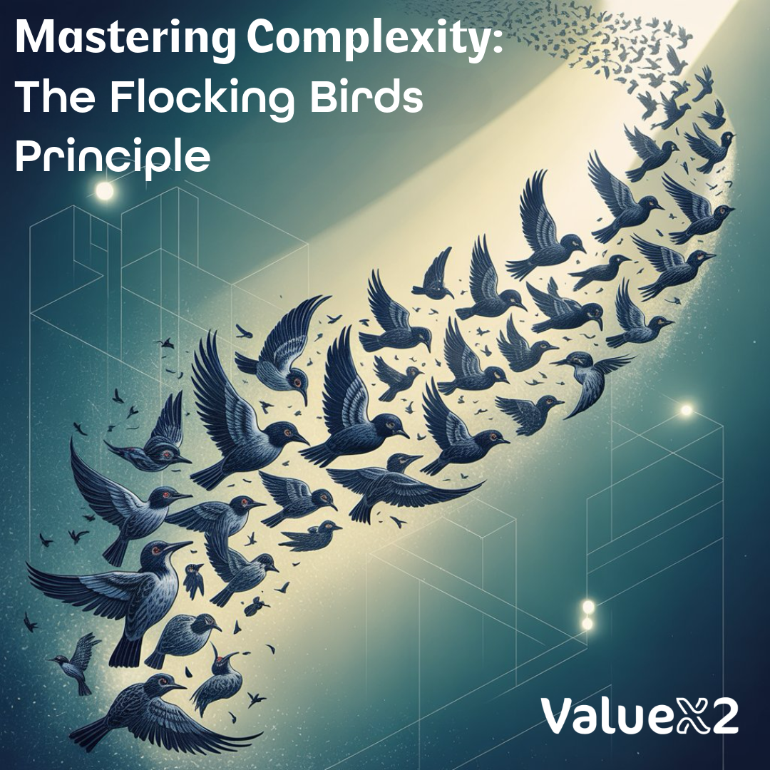 Master Complexity: The Flocking Bird Principle