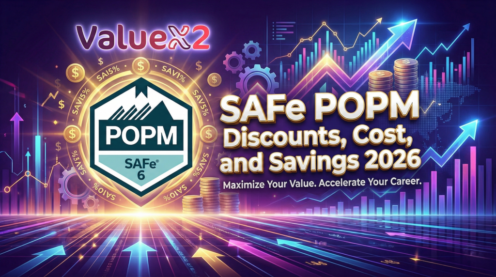 SAFe POPM discount, voucher code or sale in 2026 by ValueX2